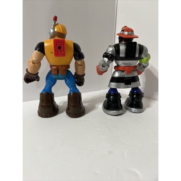 Mattel Rescue Heroes (Retired) - Billy Blazes Firefighter & Jack Hammer.2002. - Picture 2 of 6